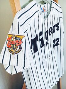 2005 優勝ワッペン付き 藤川　藤川球児　レプリカ　阪神タイガース　レプリカユニフォーム