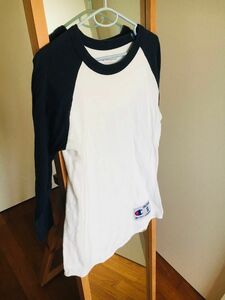 Champion ラグラン　ベースボールTシャツ チャンピオン　七分袖　古着 Champion チャンピオン 七分丈 USA古着卸