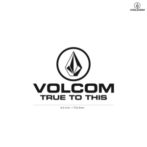 【VOLCOM】ボルコム★03★ダイカットステッカー★切抜きステッカー★6.0インチ★15.2cm