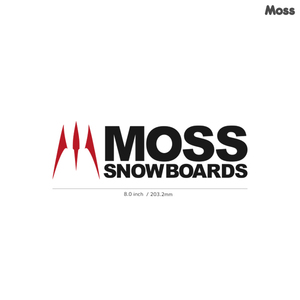 【MOSS】モス★10★COLOR★カラー★ダイカットステッカー★切抜きステッカー★8.0インチ★20.3cm