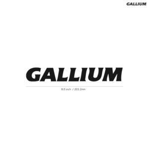 【GALLIUM】ガリウム★02★ダイカットステッカー★切抜きステッカー★JPN★8.0インチ★20.3cm