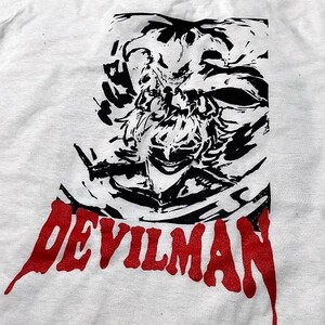 送料無料【DEVILMAN】デビルマン / DEVILWINGS / ホワイト★選べる5サイズ/S M L XL 2XL/ヘビーウェイト 5.6オンス