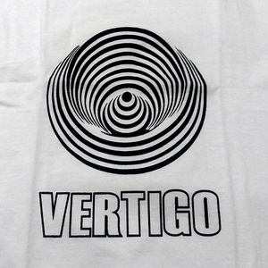 送込【VERTIGO RECORDS 】ヴァーティゴ レコード /ホワイト★選べる5サイズ/S M L XL 2XL/ヘビーウェイト 5.6オンス