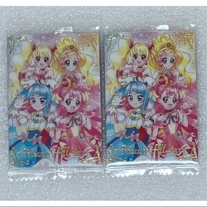 プリキュア カード ウエハース オールスターズ ピーチ フローラ スカイ ワンダフル 2枚セット