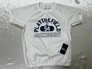 新品 PEARLY GATES パーリーゲイツ Jack Bunny ジャックバニー　スニード アウター ジャケット 半袖 サイズ2 ホワイト系