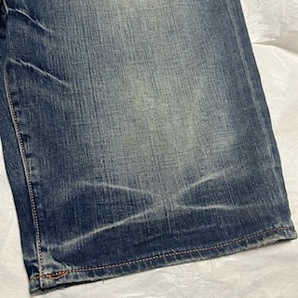 EdHardy エドハーディー ピューマ刺繍デニム メンズハーフデニム 半ズボンの画像10