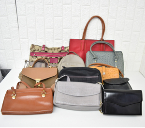 【1円スタート】バッグ まとめ売り 計13点 COACH FURLA LOISIR CARVEN PARIS HusHusH ショルダーバック トートバック ハンドバック レザー 