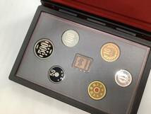 u0421 Mint Bureau Japan プルーフ貨幣セット 1989年 平成元年 銘板入 額面666円 大蔵省 造幣局 記念硬貨_画像3