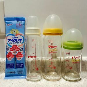 哺乳びん ピジョン　粉ミルク