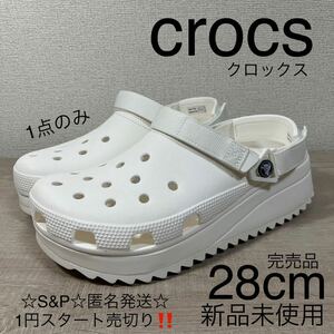 1円スタート売切り 新品未使用 crocs クロックス hiker clog ハイカークロッグ サンダル スリッポン 希少 28cm 完売品