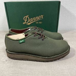 1円スタート売切り 新品未使用 DANNER ダナー SHANIKO LACE HANPU オリーブ スニーカー 日本製 26cm 完売品 ビジネス シューズ 限定品の画像3