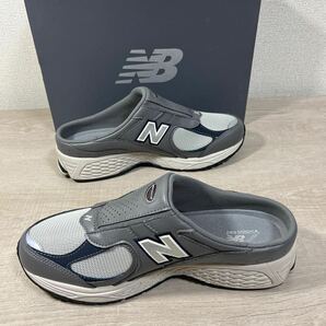 1円スタート売切り 新品未使用 New BALANCE ニューバランス2002RMJ 2002R 正規品 Mule スリッポン ミュール 人気 グレー 完売品 27.5cmの画像4