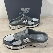 1円スタート売切り 新品未使用 New BALANCE ニューバランス2002RMJ 2002R 正規品 Mule スリッポン ミュール 人気 グレー 完売品 27.5cm_画像4