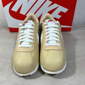 1円スタート売切り 新品未使用 NIKE CORTEZ ナイキ コルテッツ スニーカー 定番 ホワイト ベージュ 28.5cm レザー 完売品の画像2