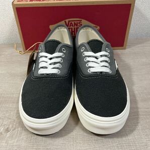 1円スタート売切り 新品未使用 VANS バンズ AUTHENTIC オーセンティック スニーカー ブラック グレー USA企画 完売品 27cm era sk8の画像2