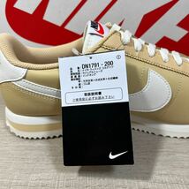 1円スタート売切り 新品未使用 NIKE CORTEZ ナイキ コルテッツ スニーカー 定番 ホワイト ベージュ 26.5cm レザー 完売品_画像5