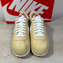 1円スタート売切り 新品未使用 NIKE CORTEZ ナイキ コルテッツ スニーカー 定番 ホワイト ベージュ 26.5cm レザー 完売品_画像2