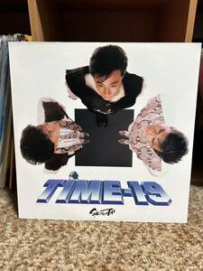 【 LPレコード】少年隊/TIME-19(ピンナップ付き！) 再生確認済み