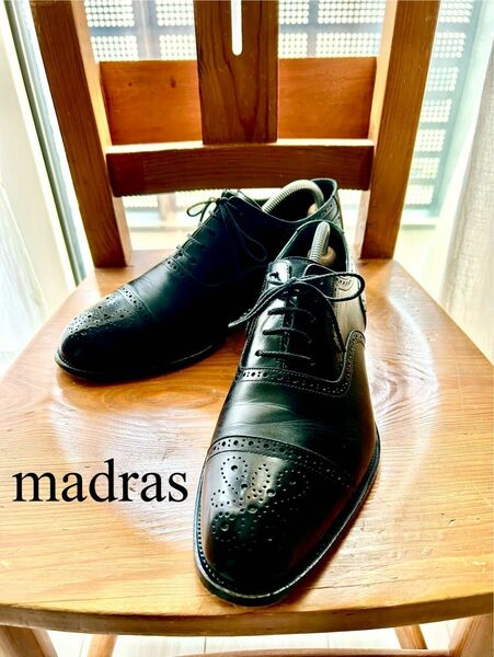 madras マドラス レザービジネスシューズ 革靴 ストレートチップ size:7 紳士靴