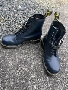 Dr.Martens ドクターマーチン　1460 8ホール　UK8 ネイビー　紺色　美品