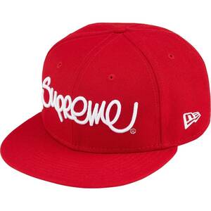 ☆ 22SS Supreme シュプリーム Handstyle New Era Cap ハンドスタイル ニューエラ キャップ レッド赤60.6(未使用)EGH