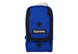 ☆ 13FW Supreme シュプリーム Stars Digital Camera Bag スター デジタル カメラ バッグ 星 刺繍 総柄 ポーチ small box logo ブルー青MDA