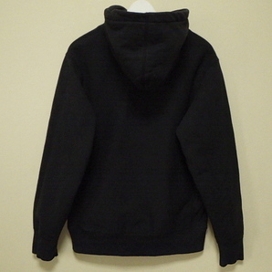 ☆ 19FW Supreme シュプリーム Micro Logo Hooded Sweatshirt マイクロ ロゴ スウェット パーカー (ブラック黒S)ESGの画像2