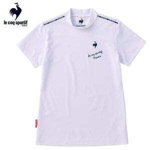 le coq sportif GOLF モックネック半袖シャツ 吸汗速乾 UPF30 ルコック 3Lサイズ (ポスト投函 送料無料)