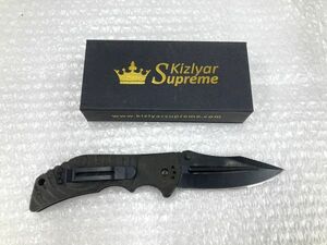 16【NF35】◆中古◆ キズリャル Kizlyar Supreme Bloke Z フォールディング ナイフ 折りたたみ アウトドア キャンプ レジャー