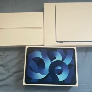 アップル製品　箱のみ　3種類　iPad Air, MacBookAir, iPad