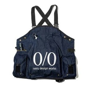 neru design works neru vest 大人用 デニム ネルデザインワークス ネルベストの画像2