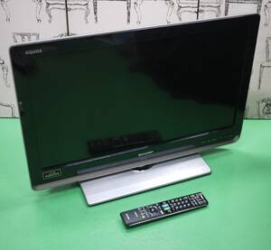  beautiful goods sharp 26V type Hi-Vision liquid crystal tv-set AQUOS LC-26DZ3S 2011 year 2 tuner installing attached outside HDD video recording correspondence number collection precisely video recording function operation goods 