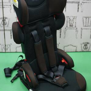 美品 日本育児 トラベルベスト EC Fix チャイルドシート TV108 2020年 ISOFIX エターナル ブラウンの画像2