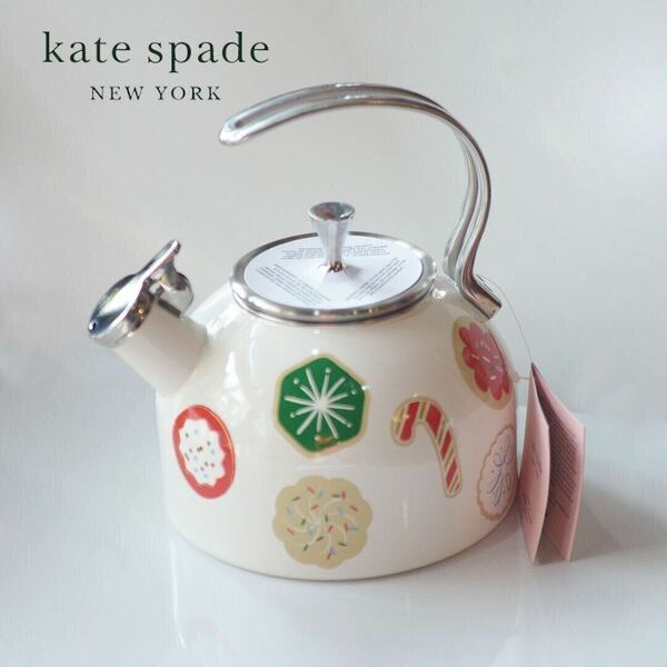 【新品】 ケイトスペード ケトル やかん Kate spade クッキータイム ホーロー ホーローケトル