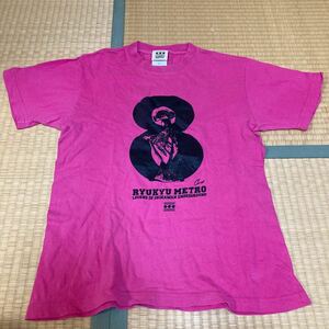 沖縄RYUKYU METRO Tシャツ/Sサイズ/ピンク