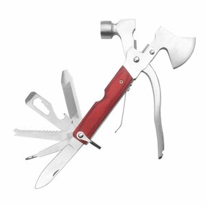 Многофункциональный многофункциональный инструмент 9IN1 AX/Hammer/Pliers/Drivers/Saws, один с тепло -резистентным из нержавеющей стали складной мобильный телефон Удобный CLS405G