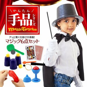 かんたん手品シリーズ マジック6点セット 手品用品 マジック用品 コインパドル 消えるボールなど スキル不要 初心者 TJN2508