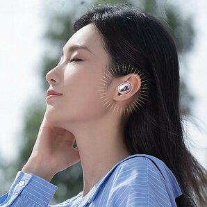 ワイヤレスイヤホン 無線イヤホン Bluetooth5.3 片耳装着タイプ 小型 軽量 片耳 ハンズフリー通話 通勤 通学 HiFi高音質 HNA8の画像5