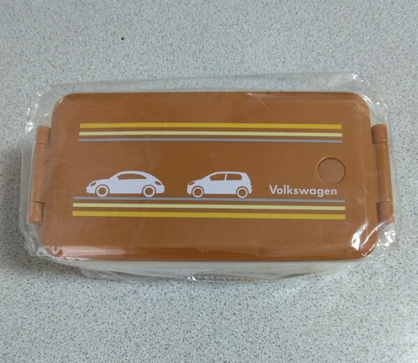 未使用 非売品【匿名配送・送料込み】Volkswagen オリジナルランチボックス トートバッグ付き ノベルティグッズ フォルクスワーゲン