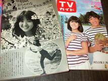 週刊TVガイド1982年2冊◆表紙=河合奈保子ほか・沢田研二&夏目雅子/田丸美寿々/坂口良子/大場久美子/美保純/松坂慶子_画像8