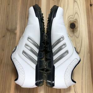 【adidas golf】アディダス ゴルフシューズ BOA メンズ 27cm ホワイト系 送料込み！の画像4