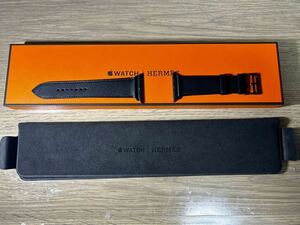 HERMES Apple Watch シンプルトゥール レザー ブラック 44mm