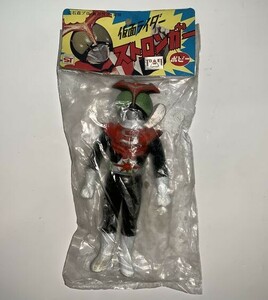 【当時品未開封】　ポピー　ソフビ人形　仮面ライダーストロンガー