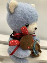 テディベア　ハンドメイド オリジナルベア　作家　はっさくBEAR ぬいぐるみ うさぎ_画像2