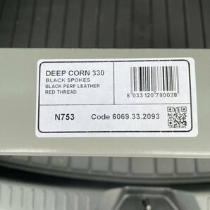 NARDI SPORTS TYPE ラリー パンチングレザー ディープコーンタイプ レッドステッチ 330 mm オフセット52 mm N753の画像9
