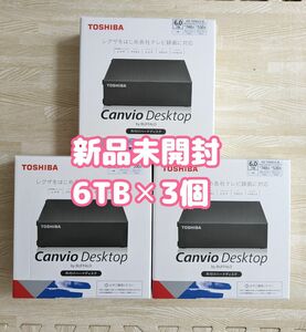 【新品未開封】バッファロー 外付け HDD 6TB HD-TDA6U3-B BUFFALO 東芝 テレビ録画/パソコン 両対応