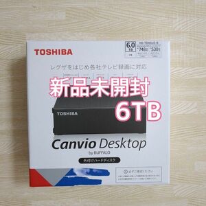 【新品未開封】バッファロー 外付け HDD 6TB HD-TDA6U3-B BUFFALO 東芝 テレビ録画/パソコン 両対応