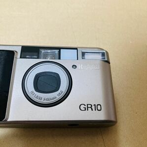 RICOH リコー GR10 コンパクトフィルムカメラ GR lens 28mm カメラケース付き 動作未確認 No.4-019-2の画像3
