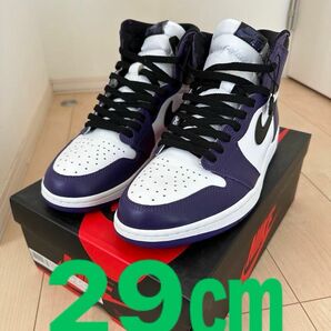 Nike Air Jordan 1 RetroHighOG "Court Purple White/Black"(2020)29㎝