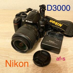 Nikon デジタル一眼レフカメラ NIKKOR AF-S 一眼レフ ニコン レンズ D3000 カメラ 18-55mm VR DX の画像1